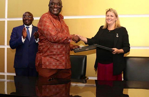 Baroness Sugg meets with Ghanaian cabinet ministers in Accra