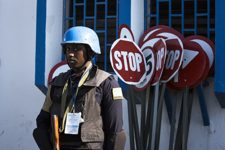 UN peacekeeper in Haiti (UN Photo)