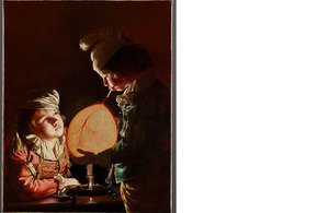 Joseph Wright of Derby - Two Boys with a Bladder