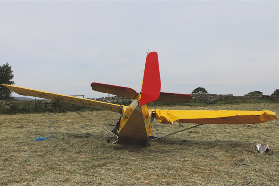 AAIB report: Snowbird Mk IV, accident during ground run and taxi test