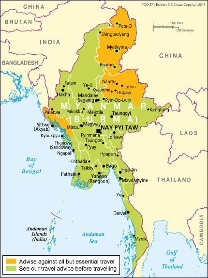 travel to myanmar from uk