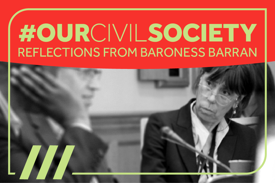 #OurCivilSociety; Reflections from Baroness Barran