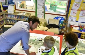 Image showing Birdlip primary school children