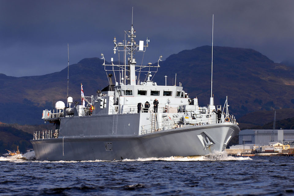 HMS Pembroke back in action after Fife refit