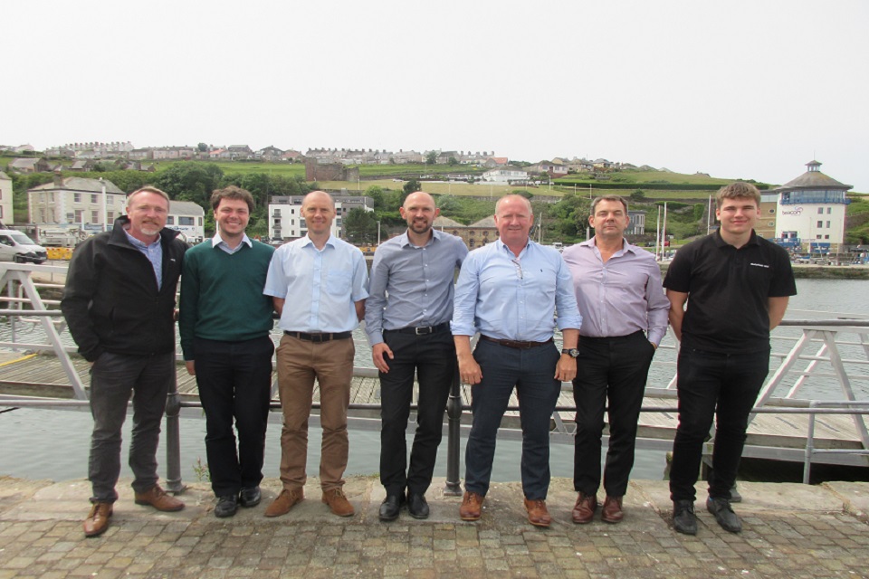 Decommissioning Capability Development Team, at the harbour in Whitehaven