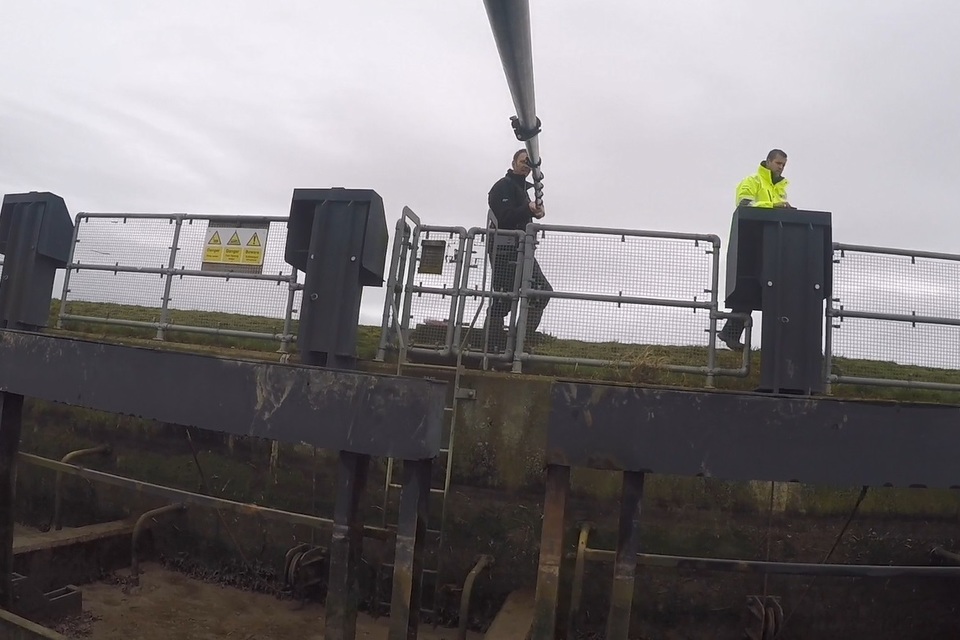 Action cameras help teams to inspect hard to reach structures
