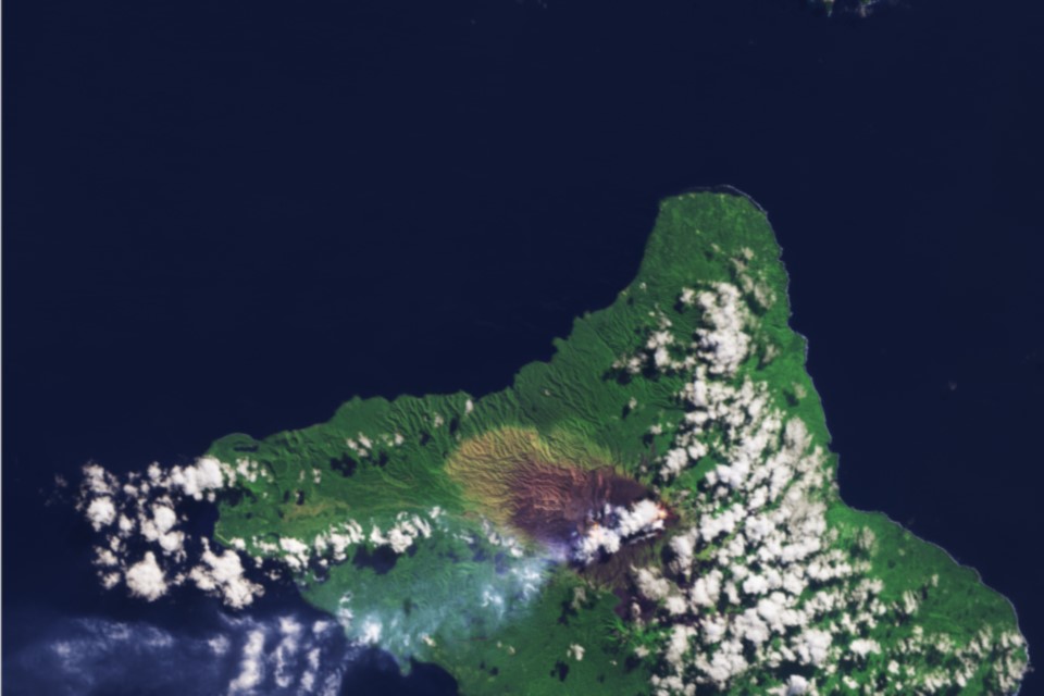 Satellite image of Vanuatu