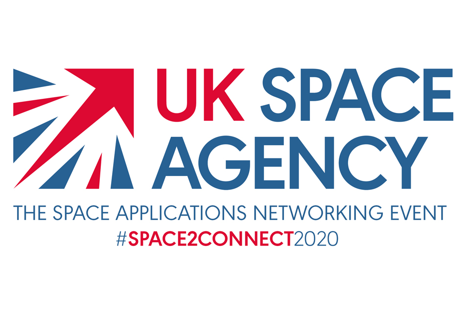 UK Space Agency and #Space2Connect logo