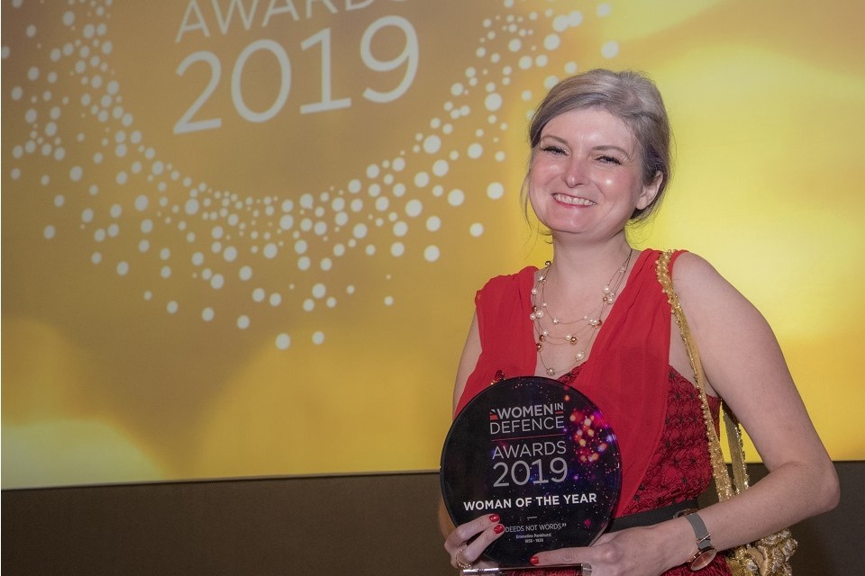 Dstl Scientist wins Woman of the Year at Women in Defence awards