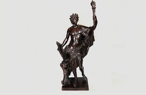 17th-century bronze figure of Apollo