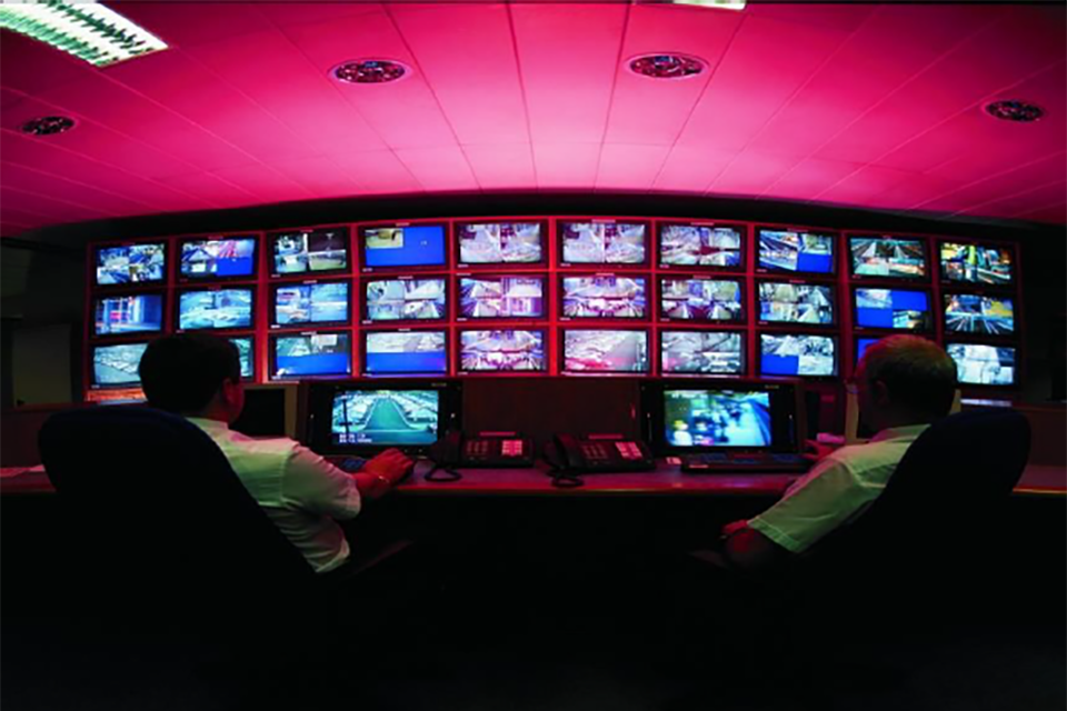 CCTV control room