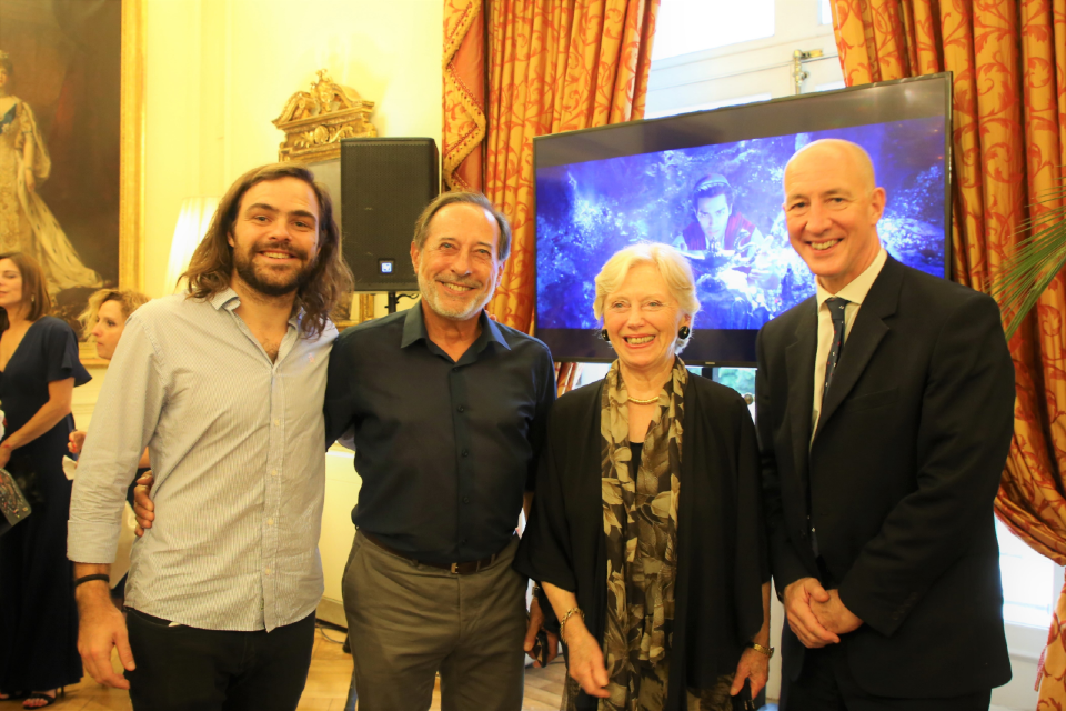 Baroness Hooper at the British Residence