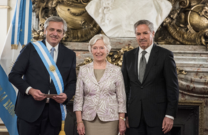 Alberto Fernandez, Baroness Hooper, Felipe Solá