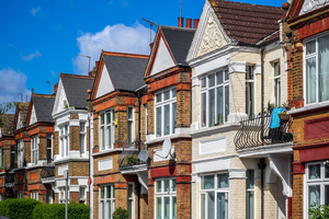 Row of terrace houses