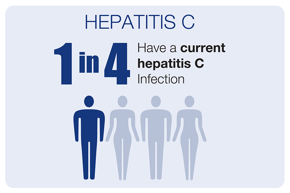 Hepatitis C infections infographic
