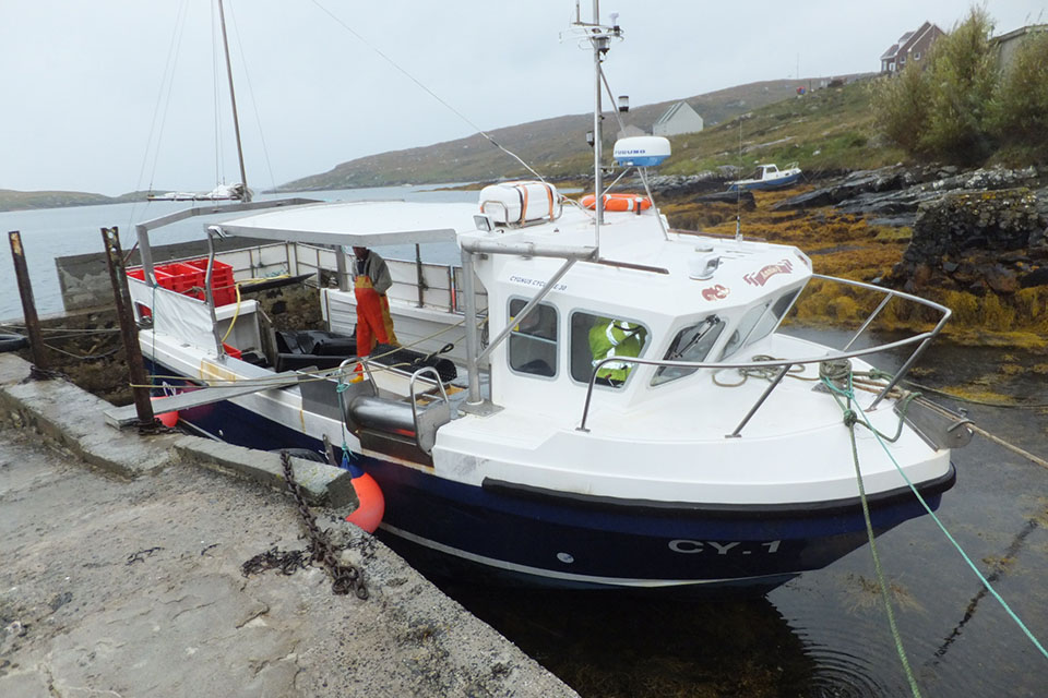 Photograph of the creel fishing vessel Annie T