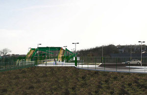 Artist's impression of improvements to Horden Peterlee railway station (c) Network Rail