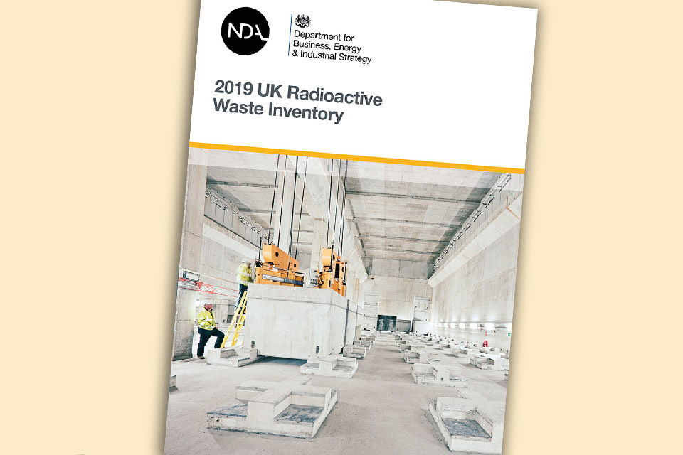 2019 Inventory of UK Radioactive Waste published
