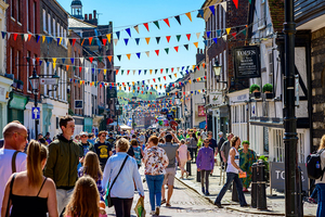 photo of high street in Rochester