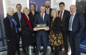 Welsh Secretary accepts keys to new UK Government hub in Cardiff