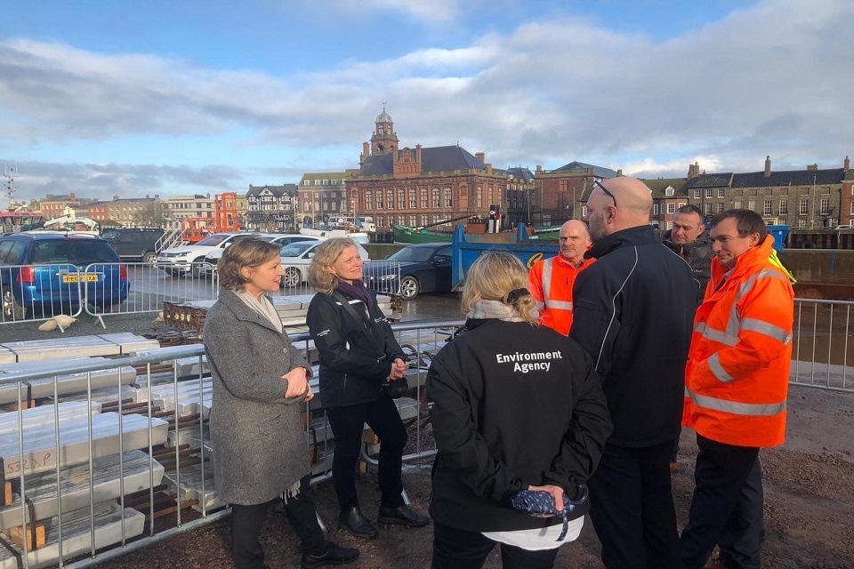 Great Yarmouth £40m tidal defence project gets underway