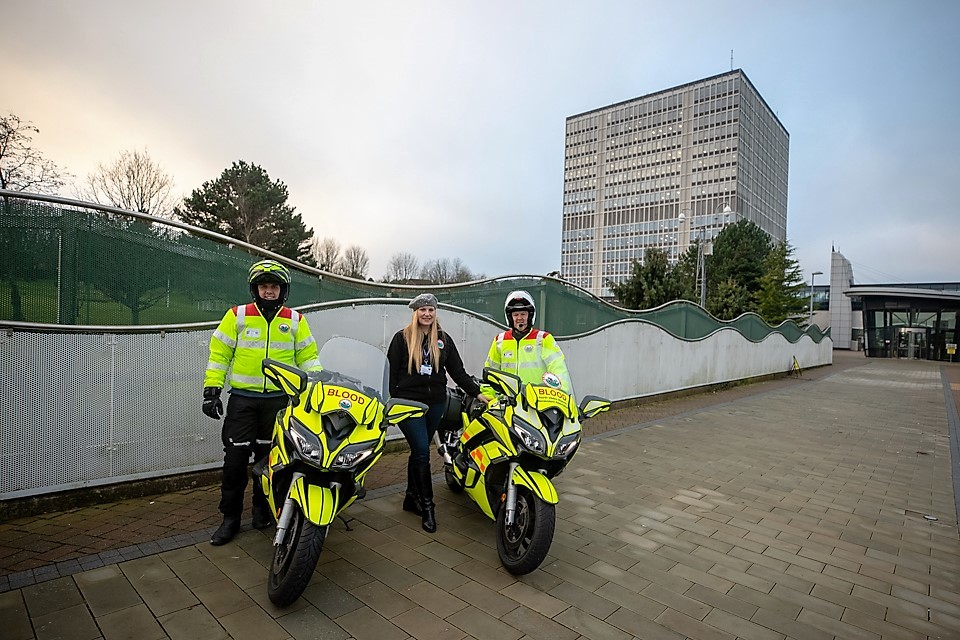 DVLA unveils Blood Bikes Wales as their Charity of Choice