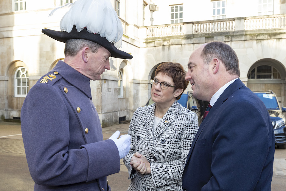 Defence Secretary Ben Wallace discusses European and wider security challenges with German counterpart