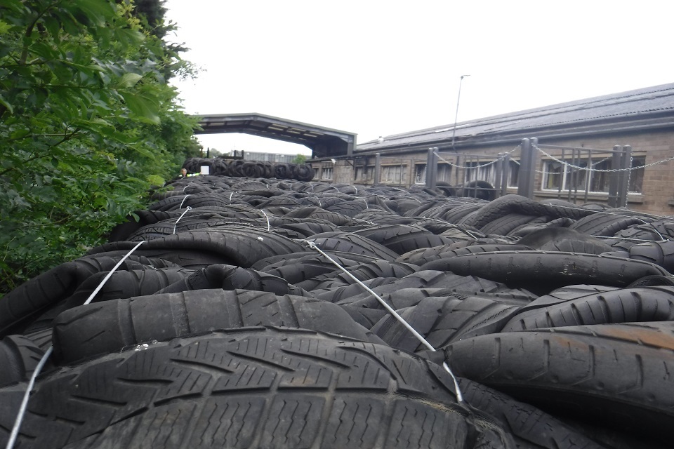 Directors and company sentenced for flouting tyre storage laws