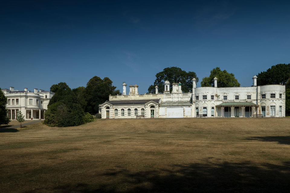 The mansion at Gunnersbury Park.
