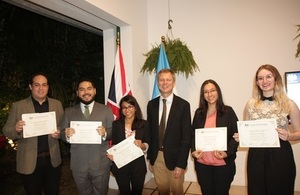 Chevening scholars in welcome home event