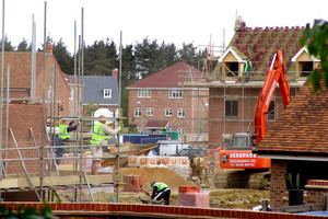 house building site