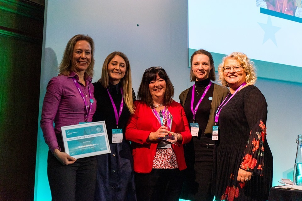 NDA group enjoys a big WiN at awards ceremony