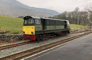 Photograph of ‘Vale of Ffestiniog’ locomotive involved in the incident at Beddgelert station.