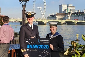 Image of the National Apprenticeship Week reception at Parliament, February 2020.
