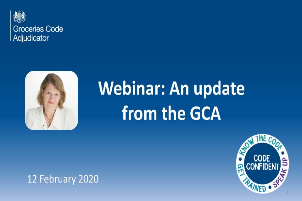 Webinar recording: February 2020