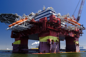 Picture of the Floatel Endurance, a semi-submersible accommodation vessel
