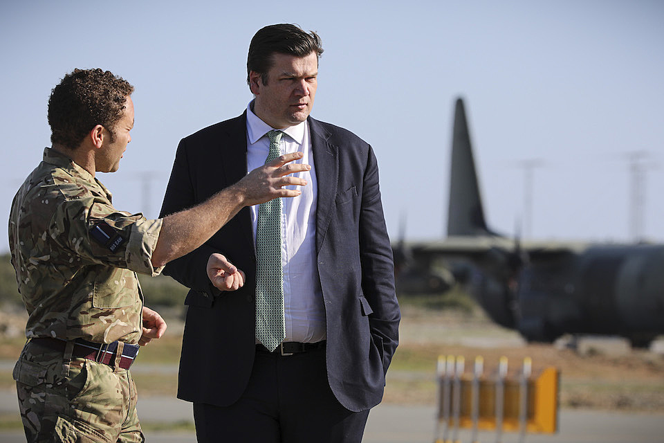 Defence Minister visits vital work being conducted by troops in Cyprus