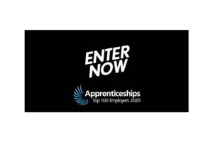 Logo for the Top 100 Apprenticeship Employers 2020