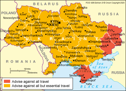 ukraine travel level