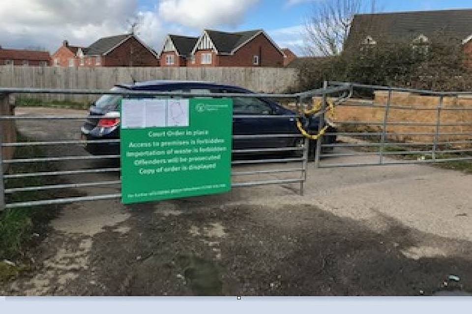 Leicester illegal waste site blocked by restriction order