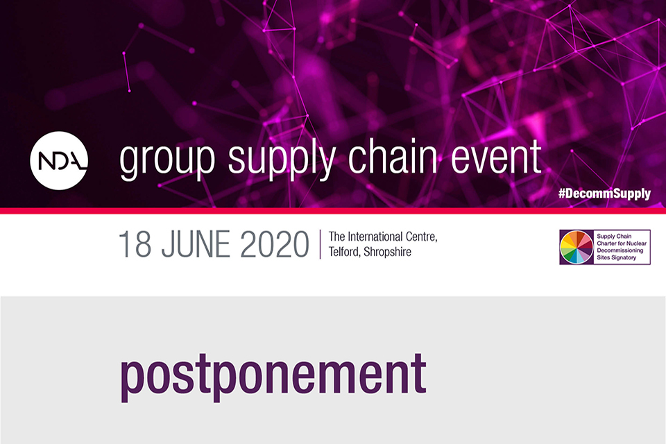 NDA postpones annual Supply Chain Event