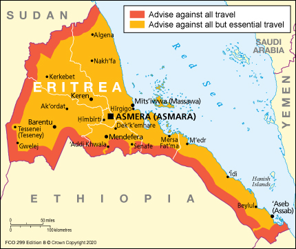 travel advisory eritrea