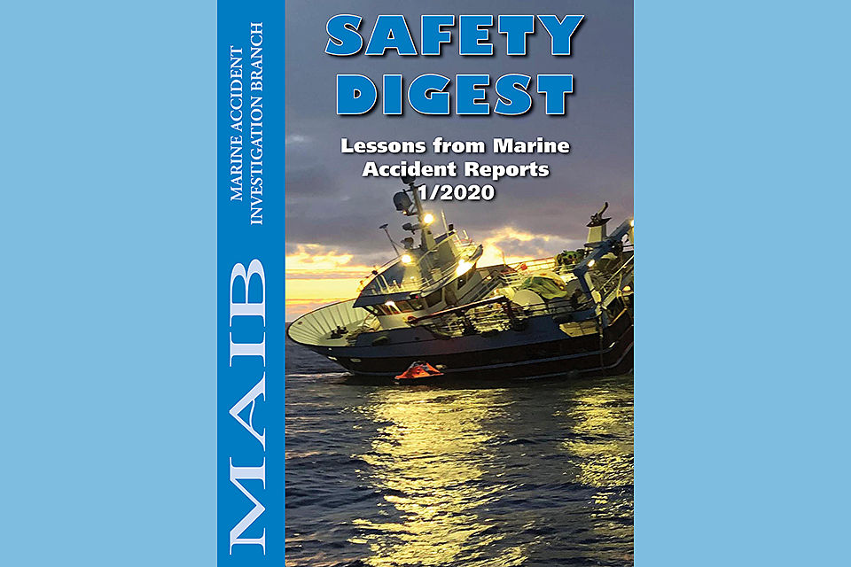 MAIB safety digest 1/2020 published