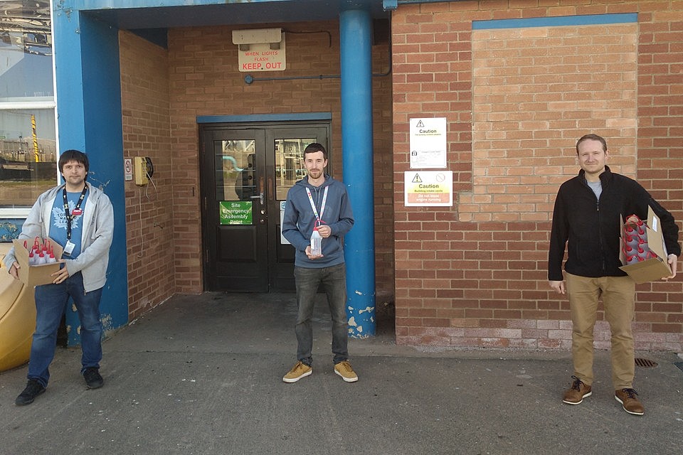 Sellafield lab creates hand sanitiser for site and communities