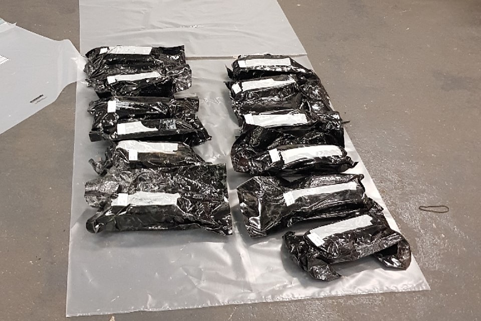 Border force seize cocaine worth £4.86 million at Harwich