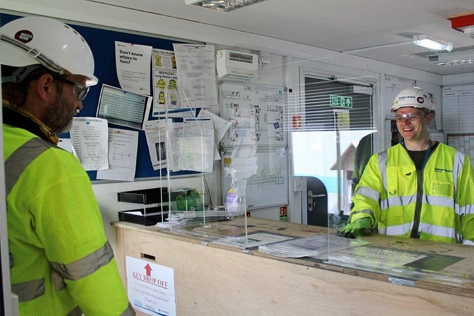 How our construction sites are getting ready for re start