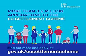 More than 3.5 million applications to the EU Settlement Scheme article