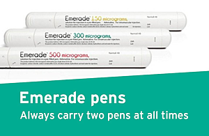 Emerade 500 microgram adrenaline auto-injector pens are being recalled.