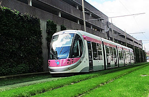 Birmingham tram.