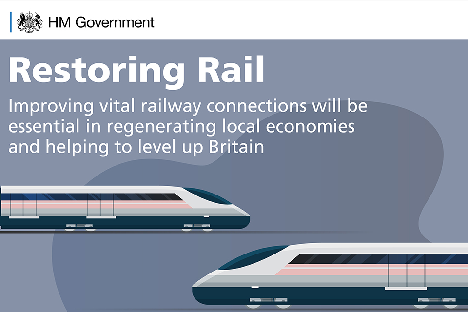 Restoring rail: improving vital railway connections will be essential in regenerating local economies and helping to level up Britain.